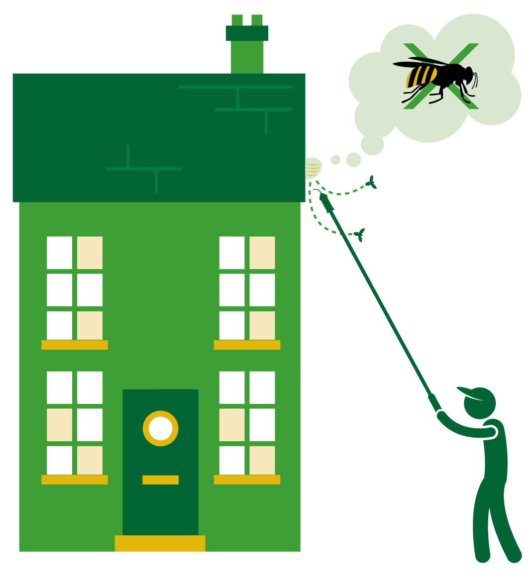 Bentley Environmental Pest Services - Wasp Nest Treatment - Wasp Nest Removal