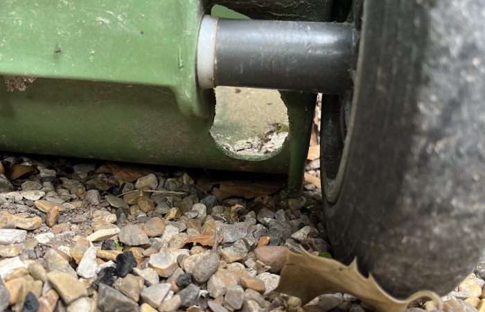 Bentley Environmental - Pest Control - Rodent Damage To Bin